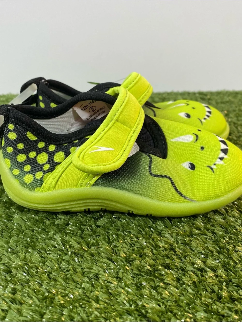 Speedo Shore Explore Water Shoes Little Kids Boys Size 5-6 Small Lime Green New